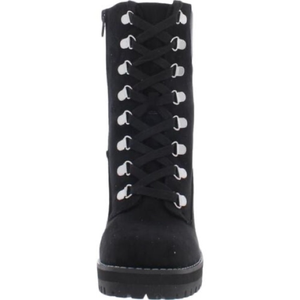 Madden Girl Womens Train Platform Casual Zipper - Picture 2 of 2